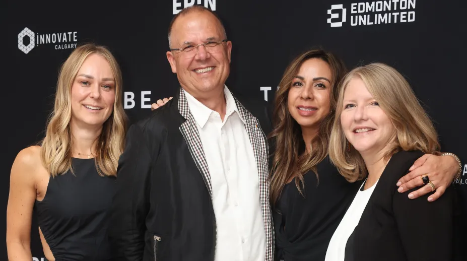 Guests at the C-Tribe media wall